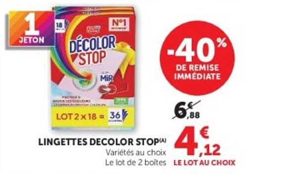 LINGETTES DECOLOR STOP