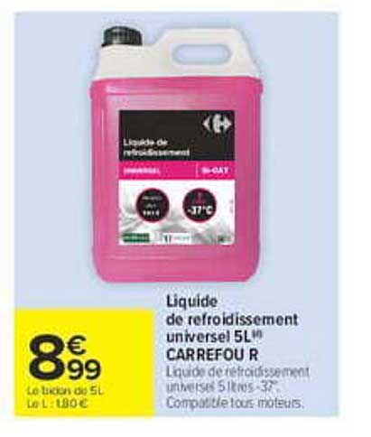 Liquide de refroidissement universel 5L CARREFOUR