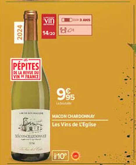 MÂCON CHARDONNAY Les Vins de L'Eglise