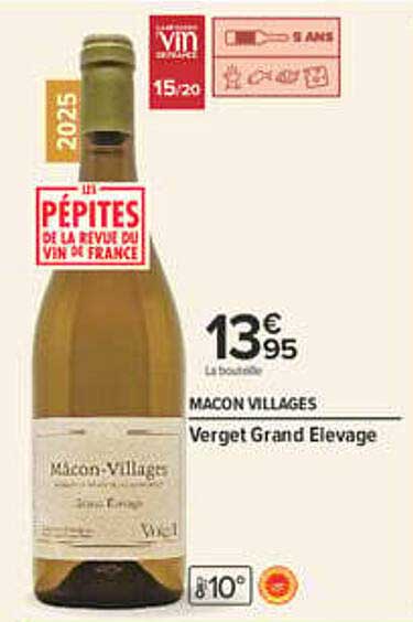 MACON VILLAGES Verget Grand Elevage