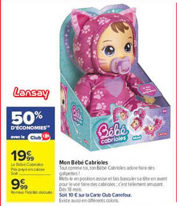 Mon Bébé Cabrioies