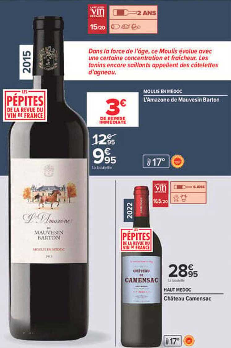 MOULS EN MEDOC L'Amazone de Mauvesin Barton