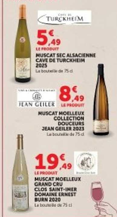 MUSCAT SEC ALSACIENNE CAVE DE TURCKHEIM 2025