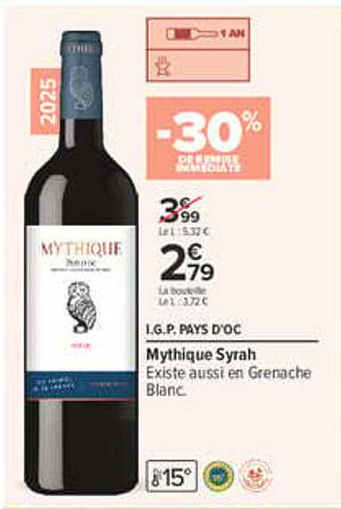 Mythique Syrah