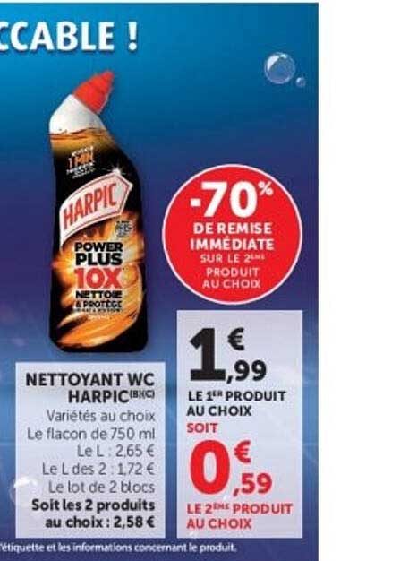 NETTOYANT WC HARPIC (B/IC)