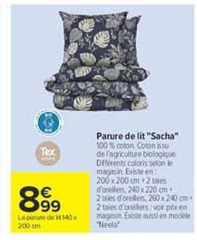 Parure de lit "Sacha"