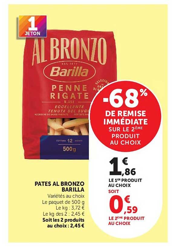 PÂTES AL BRONZO BARILLA