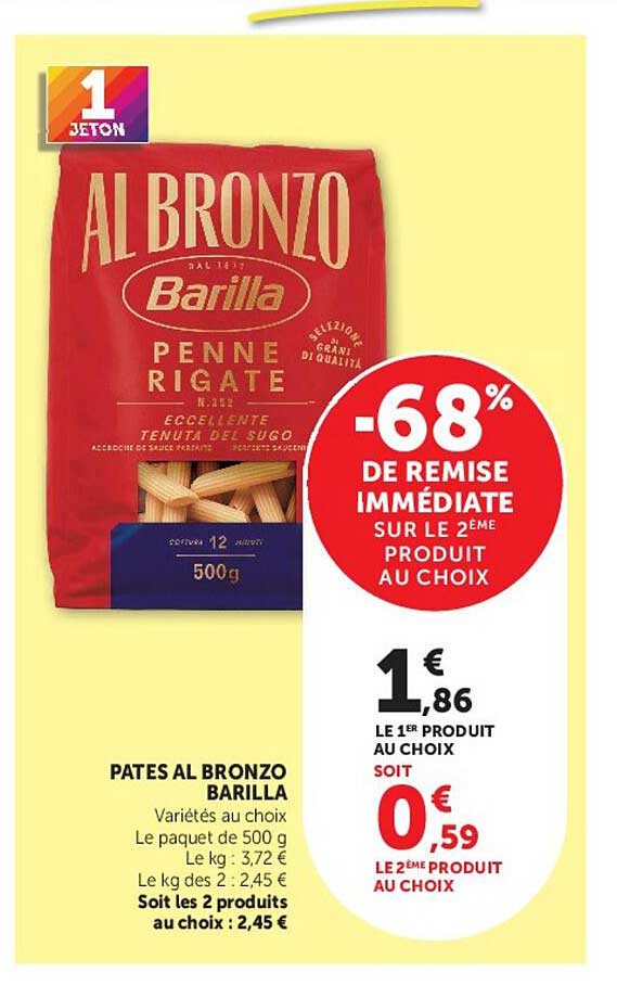 PATES AL BRONZO BARILLA