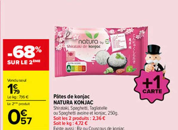 Pâtes de konjac NATURA KONJAC