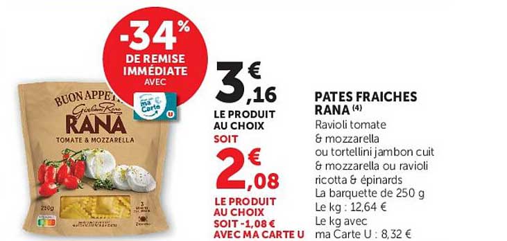 PÂTES FRAICHES RANA