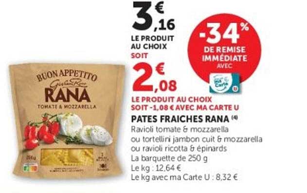 PATES FRAICHES RANA