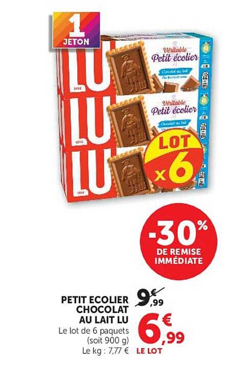 PETIT ECOLIER CHOCOLAT AU LAIT LU