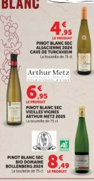 PINOT BLANC SEC ALSACIENNE 2024 CAVE DE TURCKHEIM