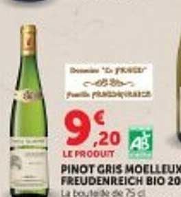 Pinot Gris Moelleux Freudenreich Bio 20