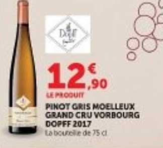 PINOT GRIS MOELLEUX GRAND CRU WORBBOURG DOPFF 2017