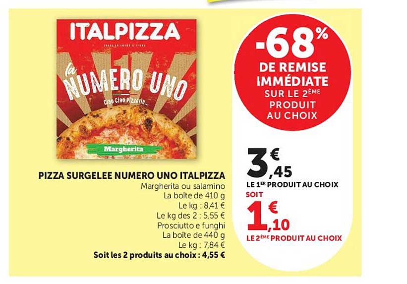 PIZZA SURGELÉE NUMERO UNO ITALPIZZA