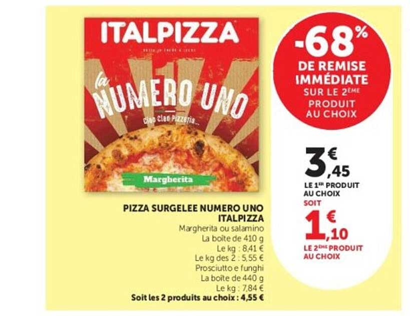 PIZZA SURGELÉE NUMERO UNO ITALPIZZA