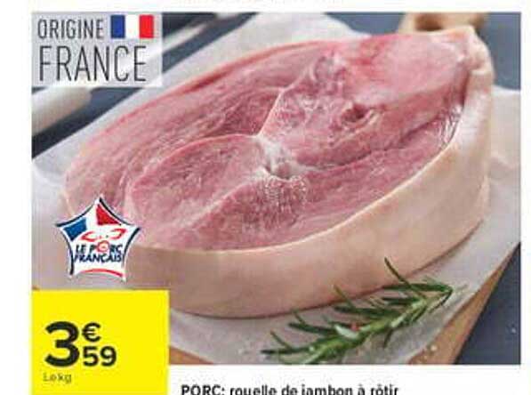 PORC: rouelle de jambon à rôtir