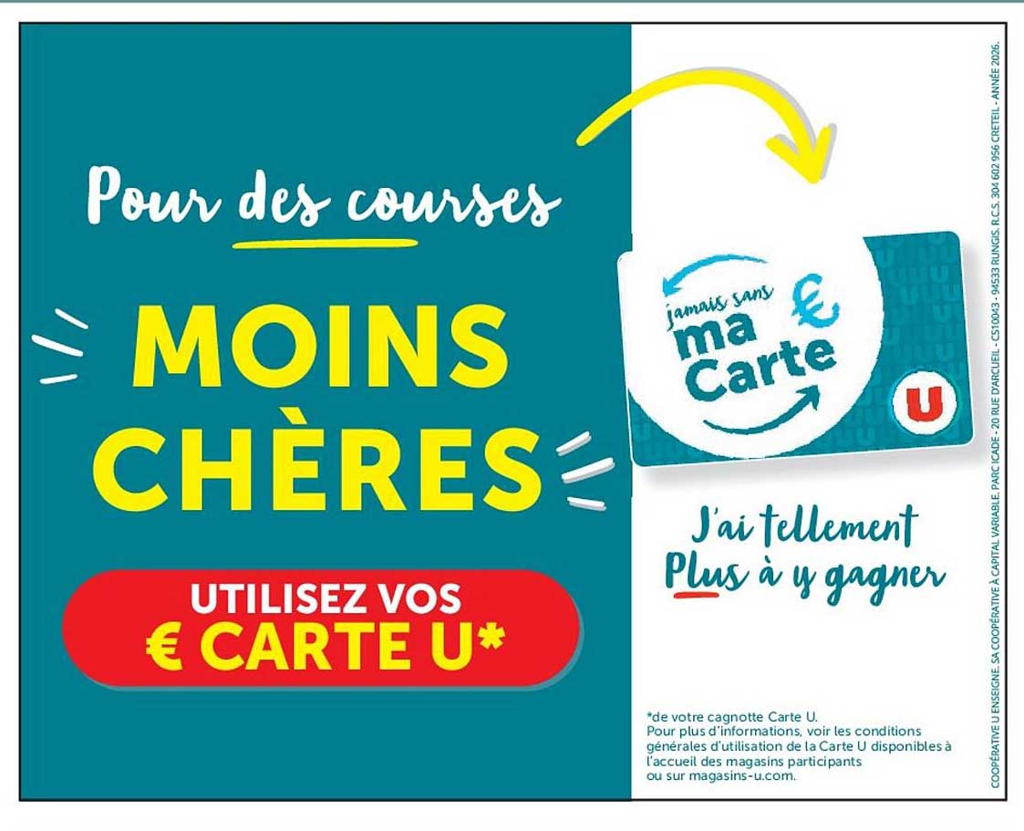 Pour des courses MOINS CHÈRES