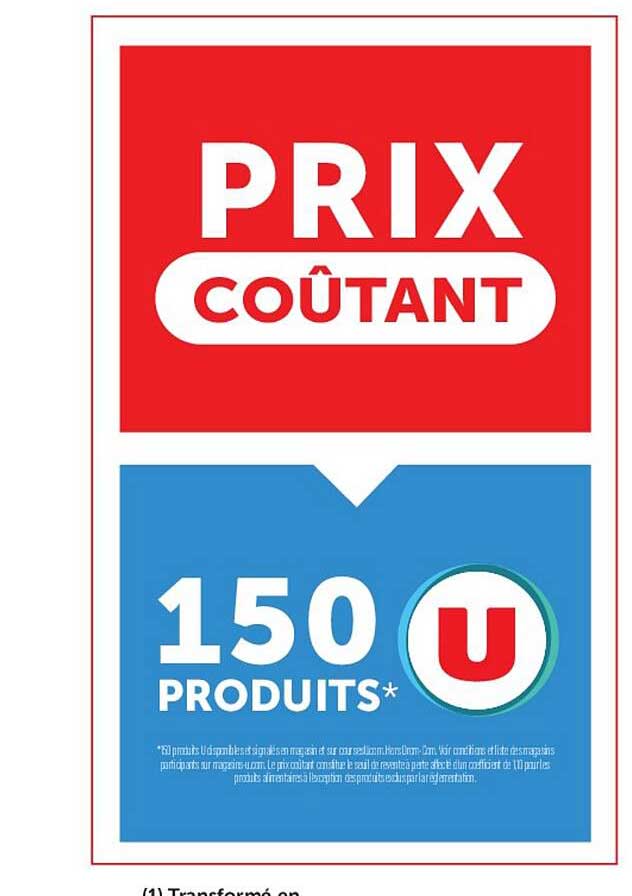 PRIX COÛTANT 150 PRODUITS*