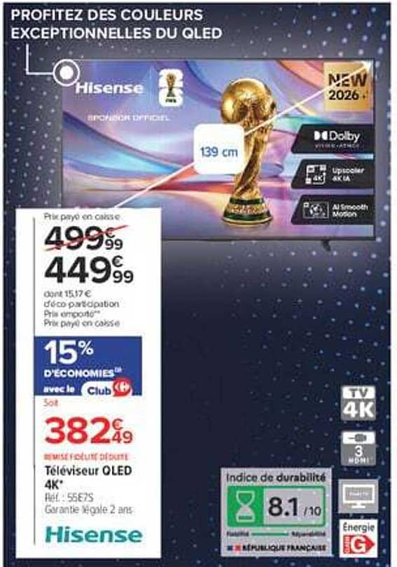 PROFITEZ DES COULEURS EXCEPTIONNELLES DU QLED