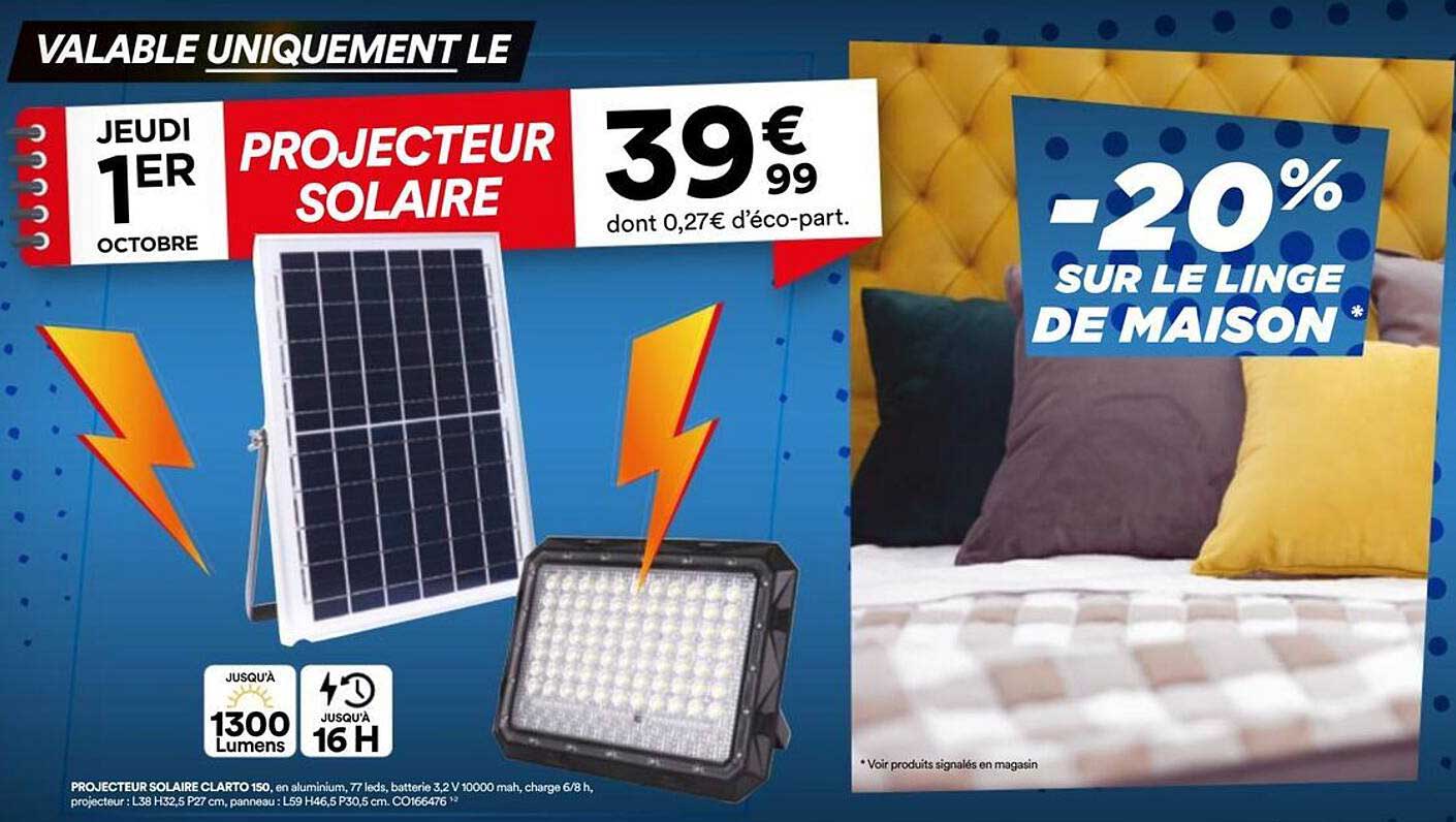 PROJECTEUR SOLAIRE