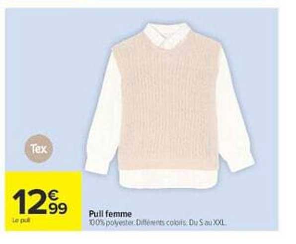 Pull femme