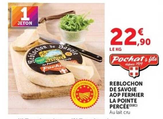 REBLOCHON DE SAVOIE AOP FERMIER LA POINTE PERCÉE (3K) Au lait cru