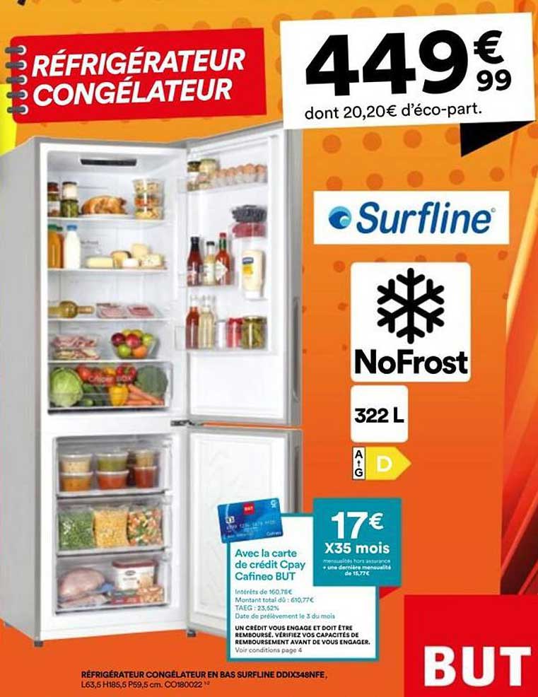 RÉFRIGÉRATEUR CONGÉLATEUR
