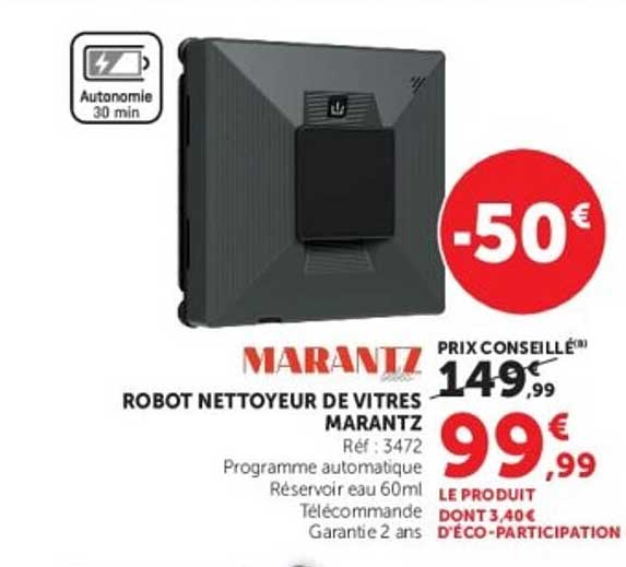 ROBOT NETTOYEUR DE VITRES MARANTZ