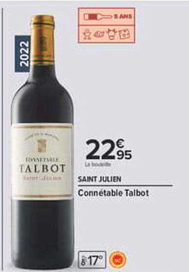 SAINT JULIEN Connétable Talbot
