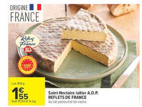 Saint-Nectaire laitier A.O.P. REFLETS DE FRANCE