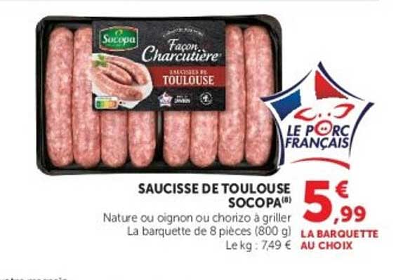 SAUCISSE DE TOULOUSE SOCOPA®