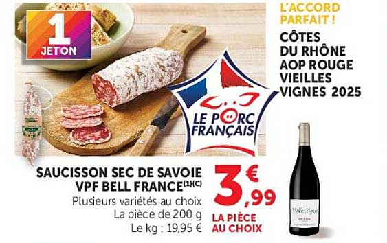 SAUCISSON SEC DE SAVOIE VPF BELL FRANCE