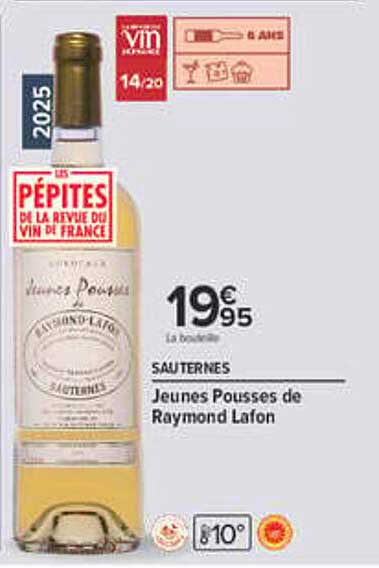 SAUTERNES Jeunes Pousses de Raymond Lafon