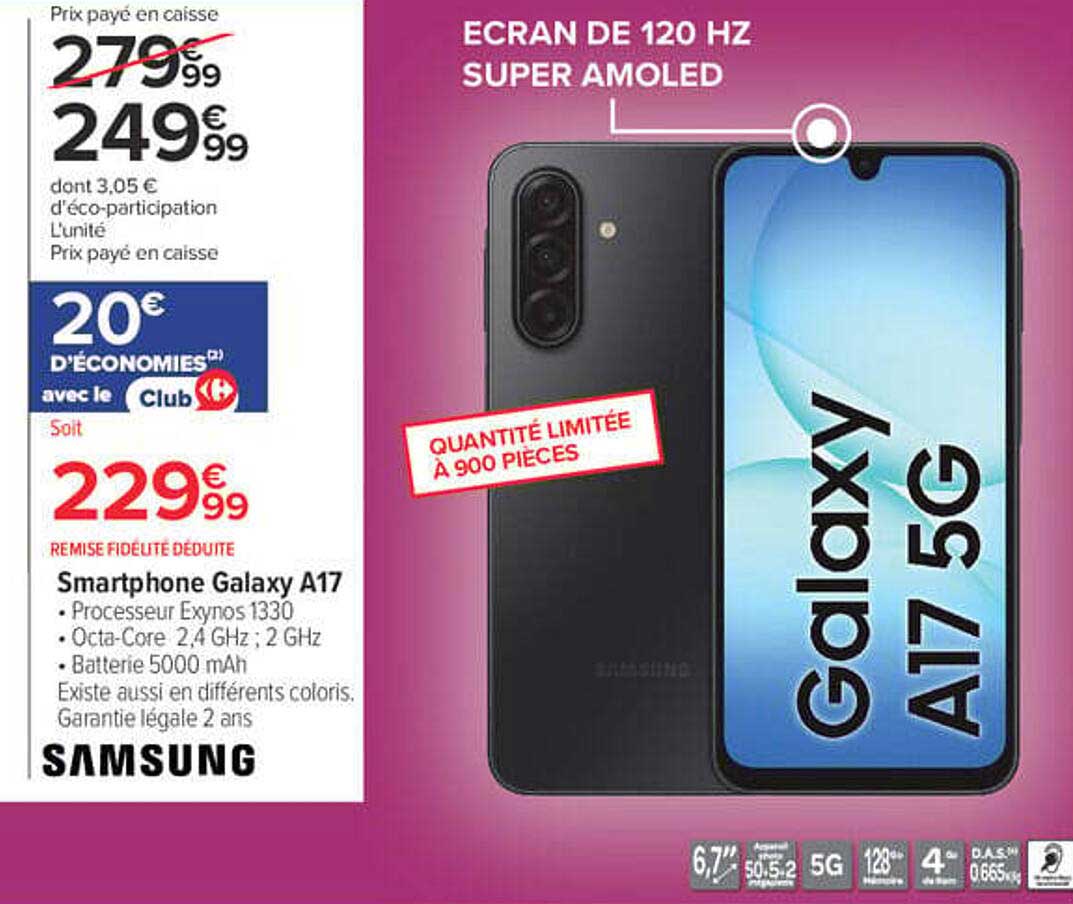 Smartphone Galaxy A17
