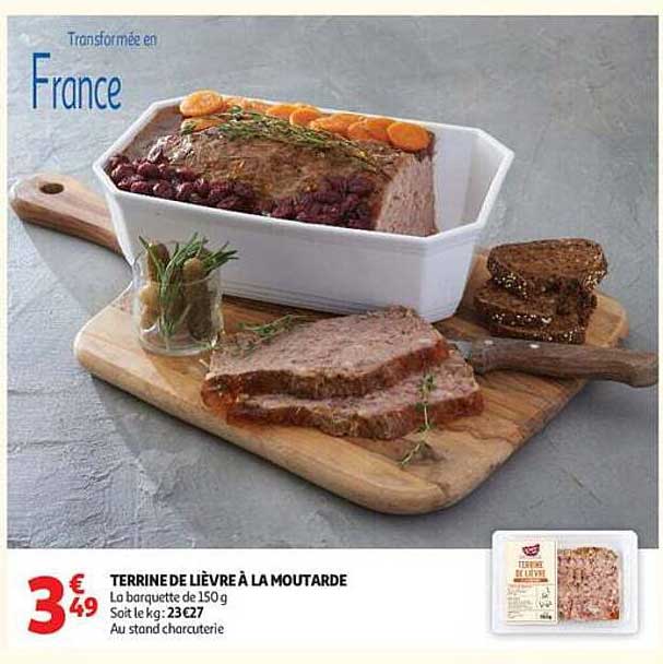 TERRINE DE LIÈVRE À LA MOUTARDE
