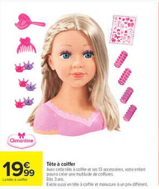 Tête à coiffer