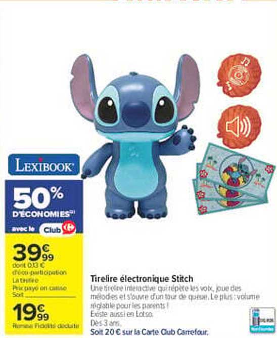 Trélibre électronique Stitch
