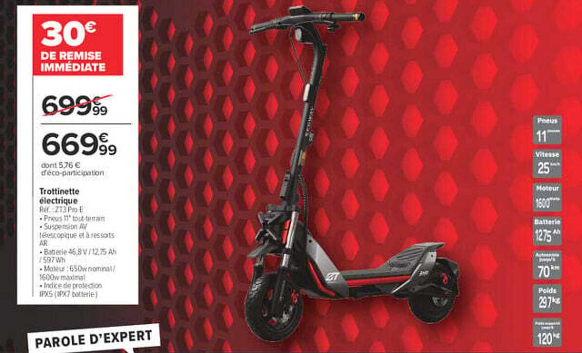 Trottinette électrique