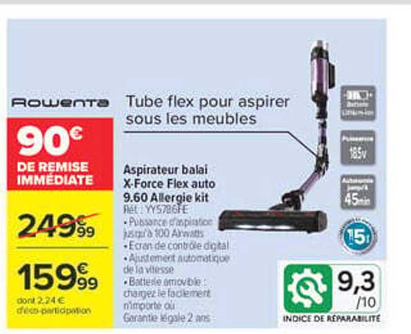 Tube flex pour aspirer sous les meubles