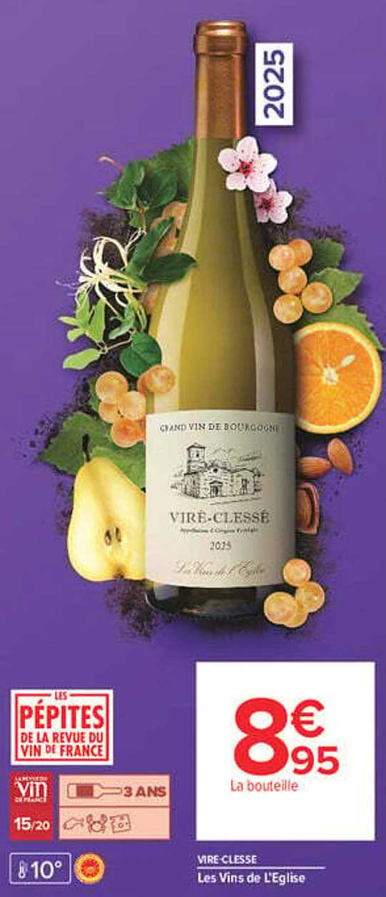 VIRE-CLESSE Les Vins de L'Eglise