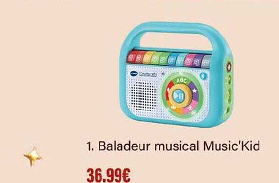 1. Baladeur musical Music'Kid