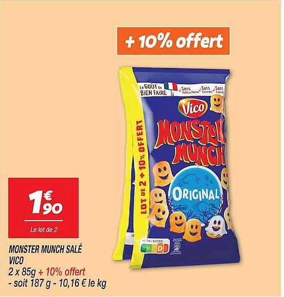+ 10% offert