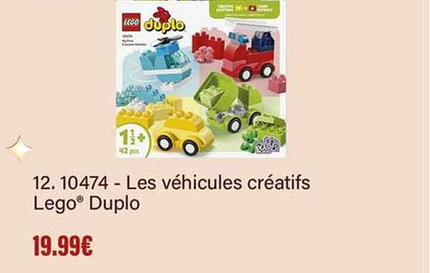 12. 10474 - Les véhicules créatifs Lego® Duplo