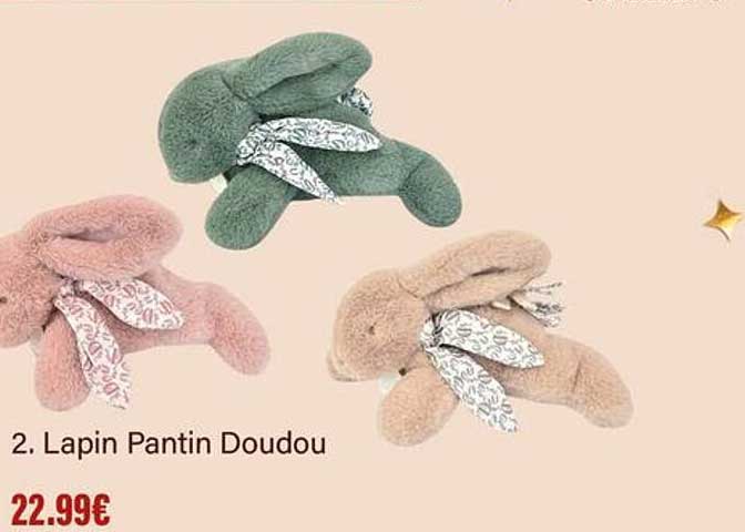 2. Lapin Pantin Doudou