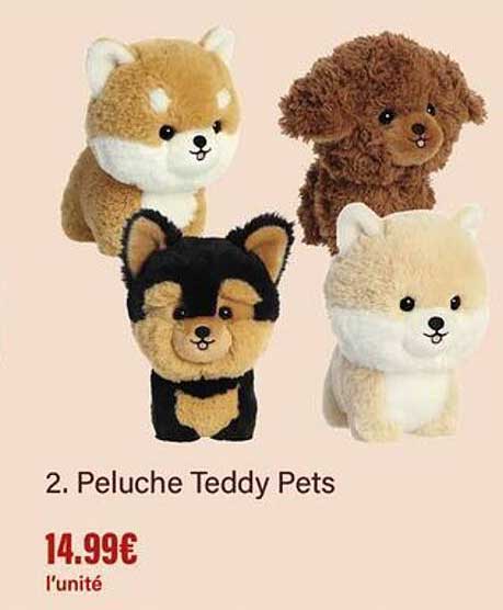 2. Peluche Teddy Pets