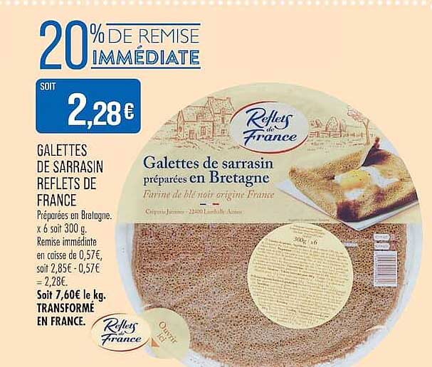 20% DE REMISE IMMEDIATE