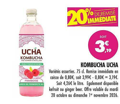 20% DE REMISE IMMÉDIATE