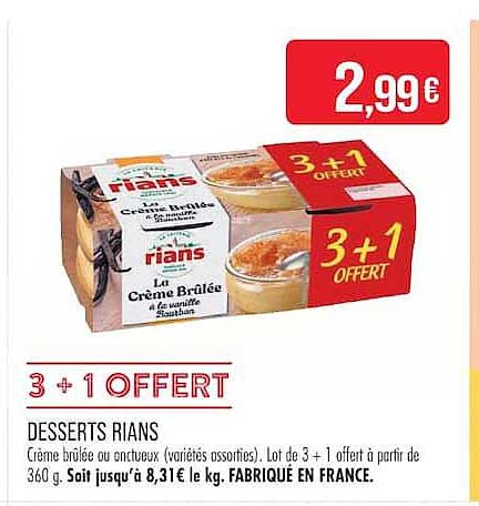 3 + 1 OFFERT